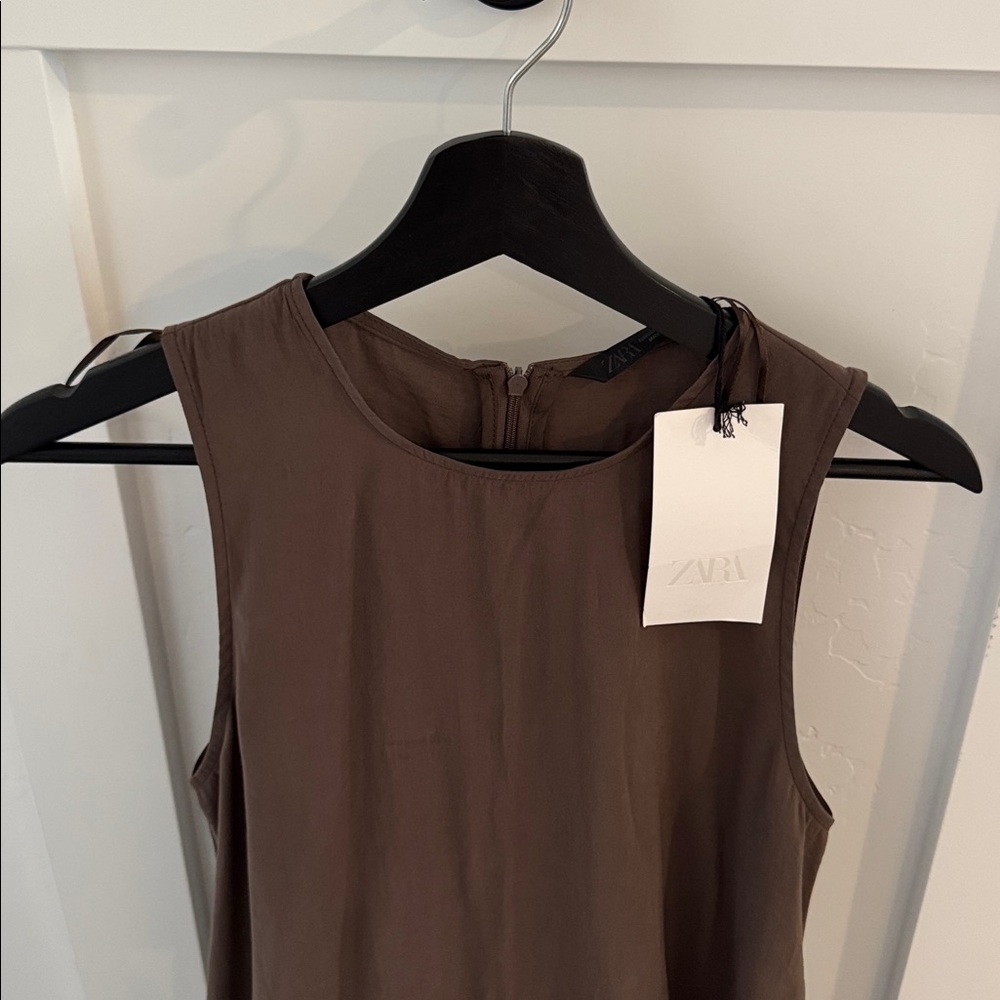 Zara Brown dress